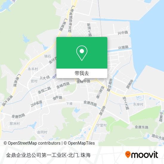 金鼎企业总公司第一工业区-北门地图