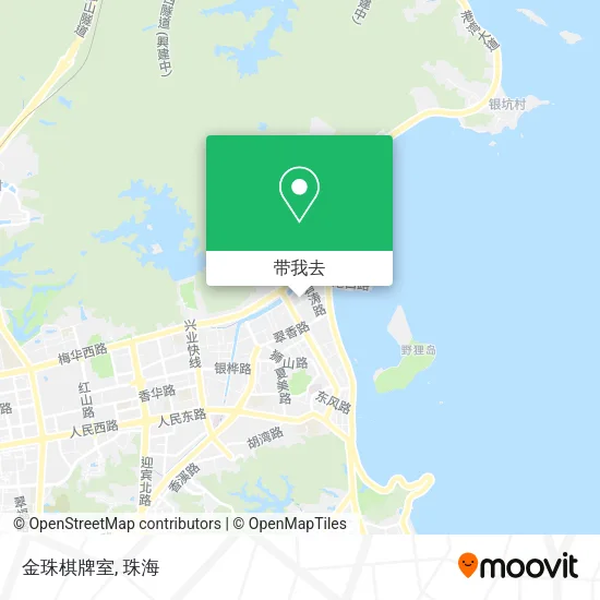 金珠棋牌室地图