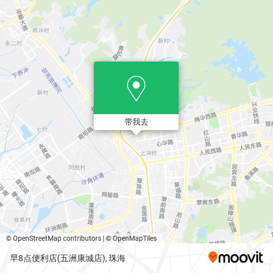 早8点便利店(五洲康城店)地图