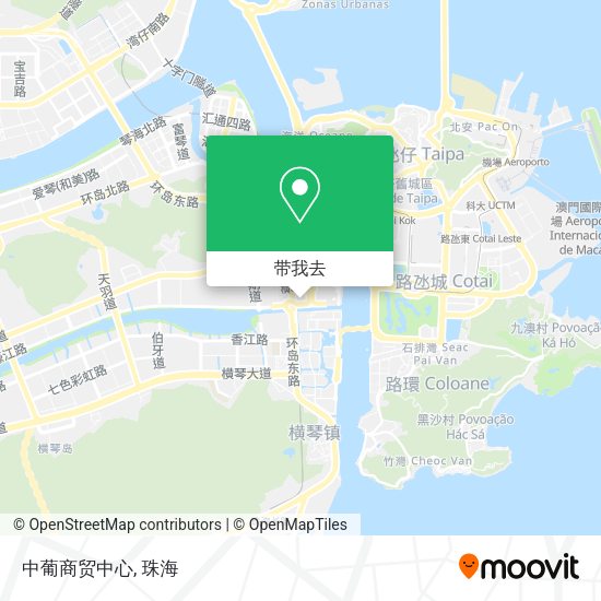中葡商贸中心地图