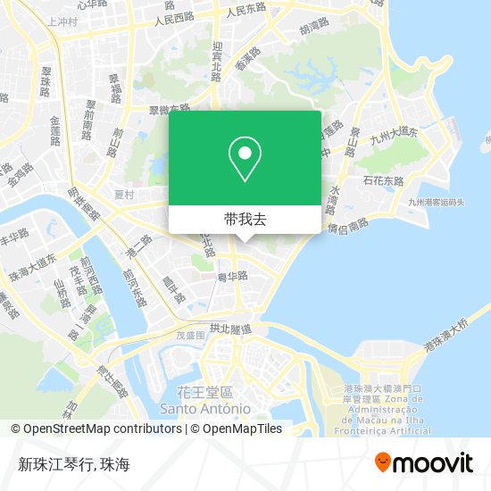 新珠江琴行地图
