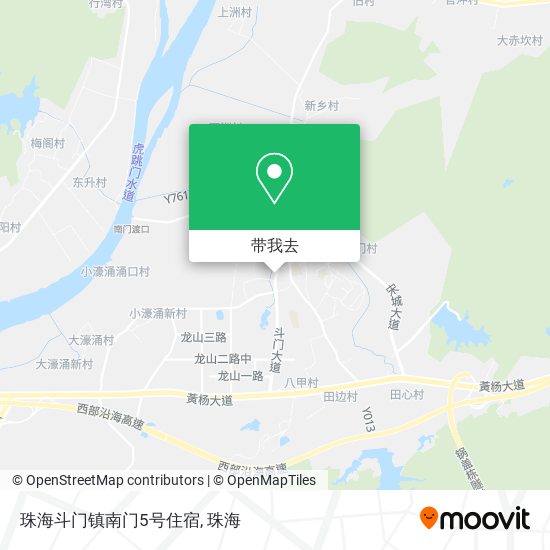 珠海斗门镇南门5号住宿地图