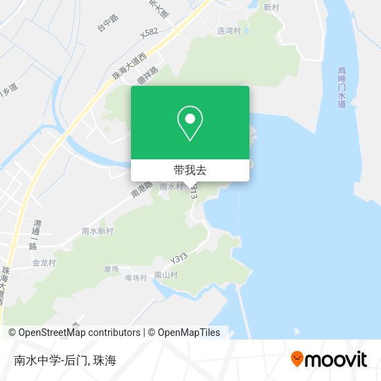 南水中学-后门地图