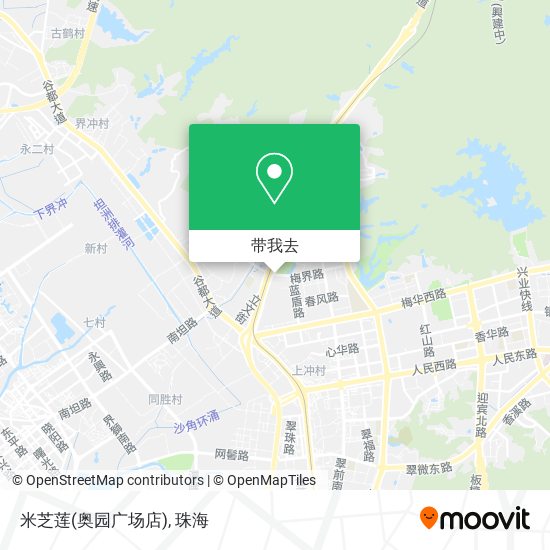 米芝莲(奥园广场店)地图