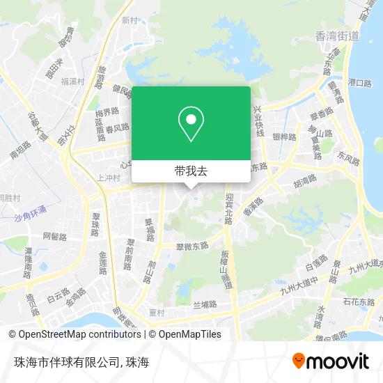 珠海市伴球有限公司地图