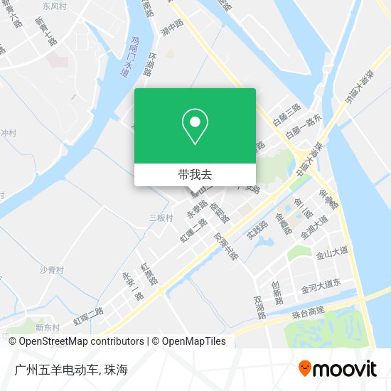 广州五羊电动车地图
