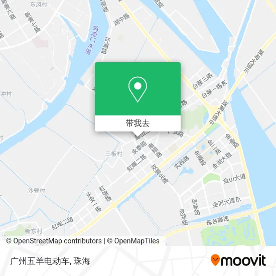 广州五羊电动车地图