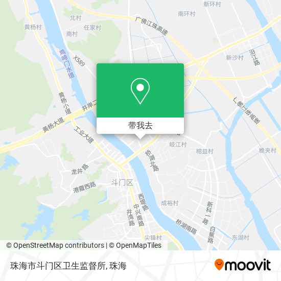 珠海市斗门区卫生监督所地图