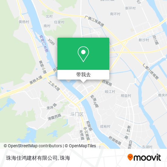 珠海佳鸿建材有限公司地图