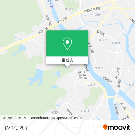 情侣岛地图