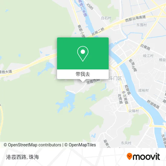 港霞西路地图