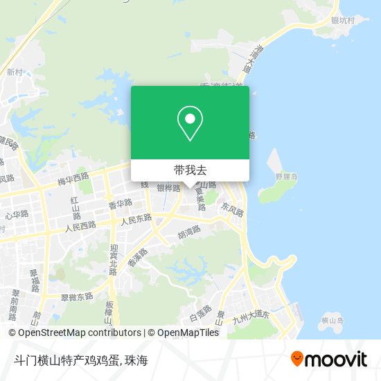 斗门横山特产鸡鸡蛋地图