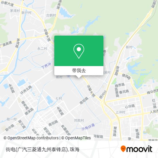 街电(广汽三菱通九州泰锋店)地图