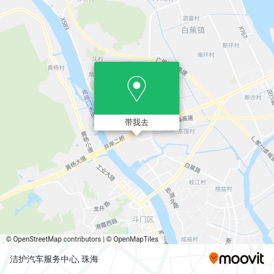 洁护汽车服务中心地图