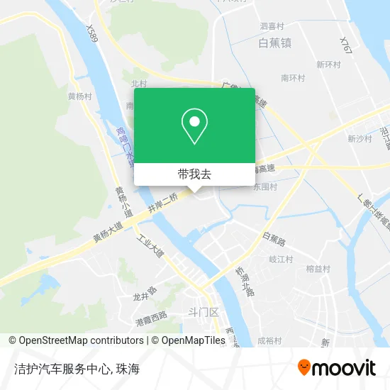 洁护汽车服务中心地图