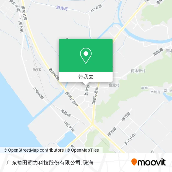 广东裕田霸力科技股份有限公司地图