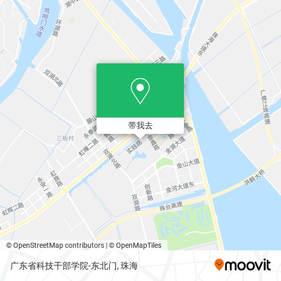 广东省科技干部学院-东北门地图