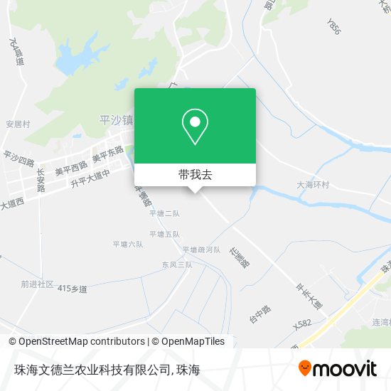 珠海文德兰农业科技有限公司地图
