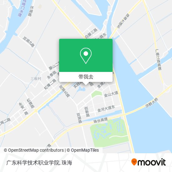 广东科学技术职业学院地图