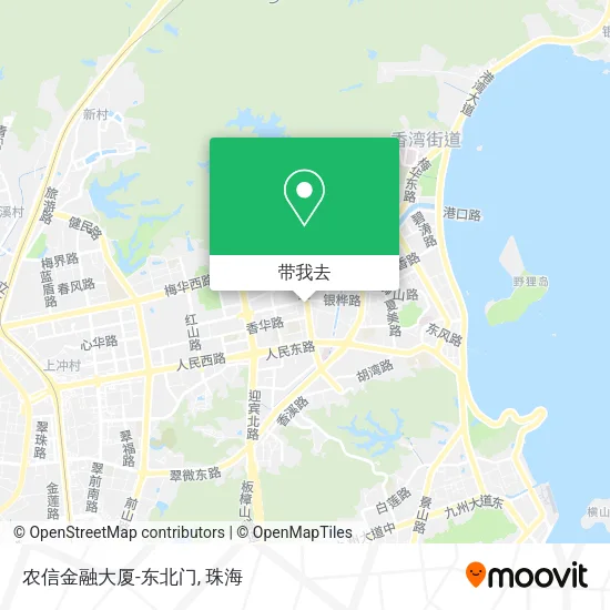 农信金融大厦-东北门地图