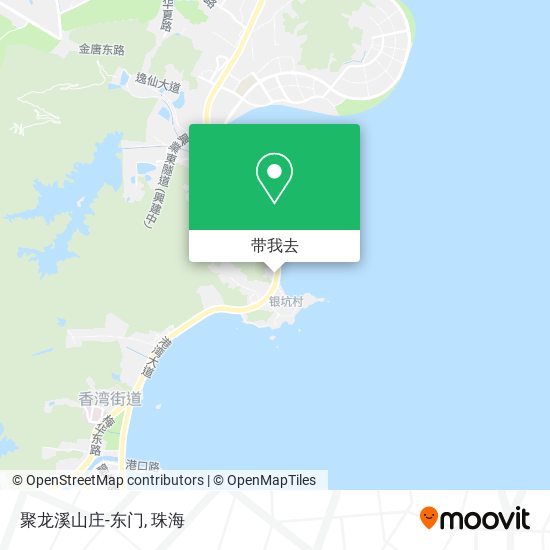 聚龙溪山庄-东门地图