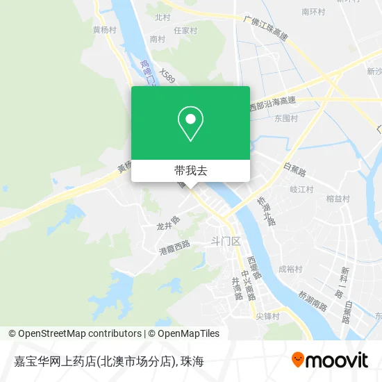 嘉宝华网上药店(北澳市场分店)地图