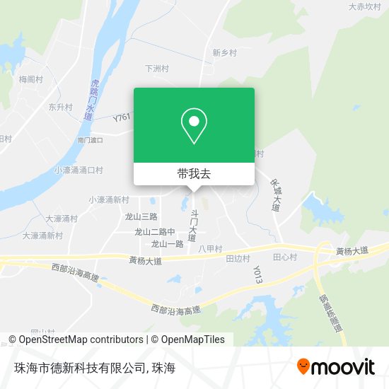 珠海市德新科技有限公司地图
