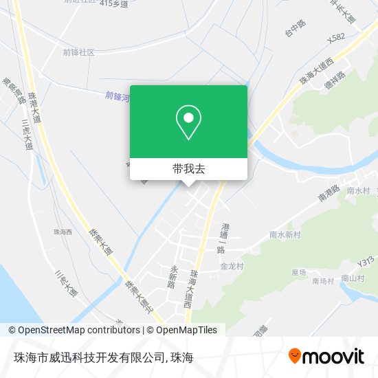 珠海市威迅科技开发有限公司地图