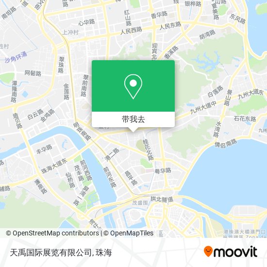 天禹国际展览有限公司地图