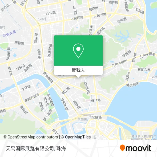 天禹国际展览有限公司地图