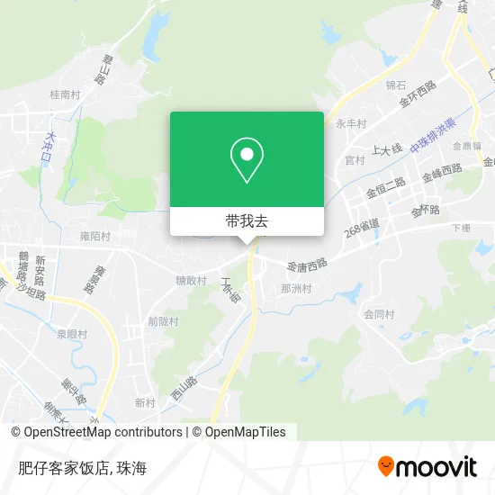 肥仔客家饭店地图