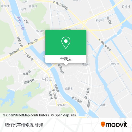 肥仔汽车维修店地图