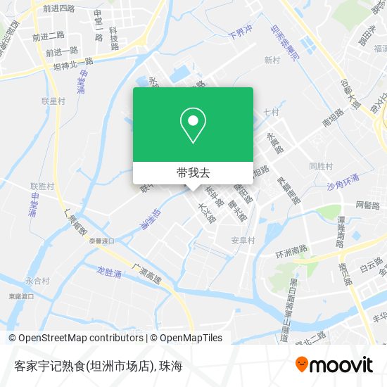 客家宇记熟食(坦洲市场店)地图