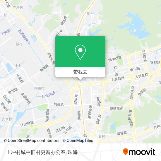 上冲村城中旧村更新办公室地图