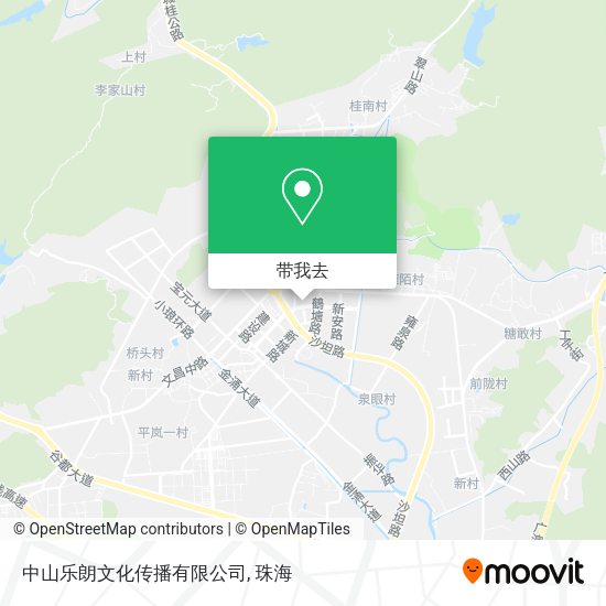 中山乐朗文化传播有限公司地图