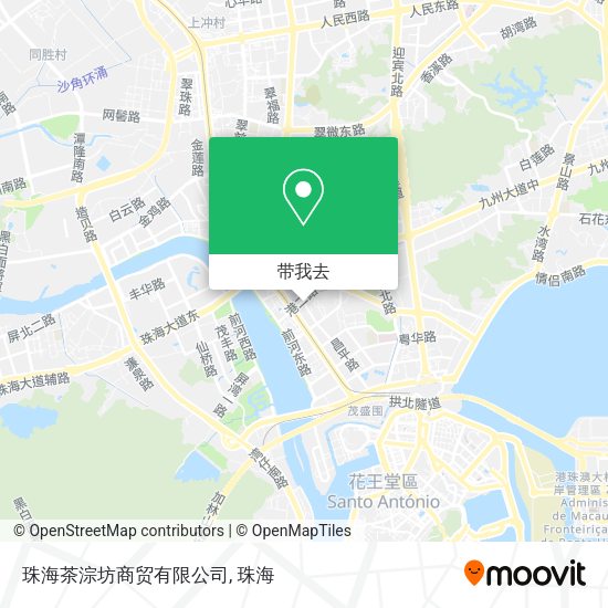 珠海茶淙坊商贸有限公司地图