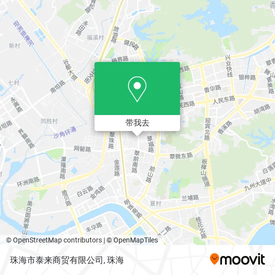 珠海市泰来商贸有限公司地图