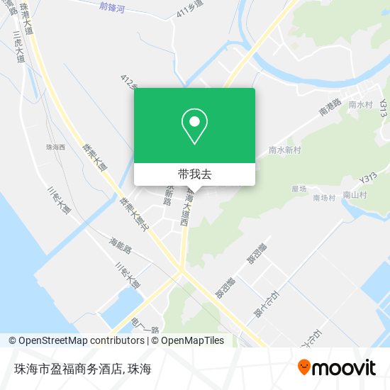 珠海市盈福商务酒店地图