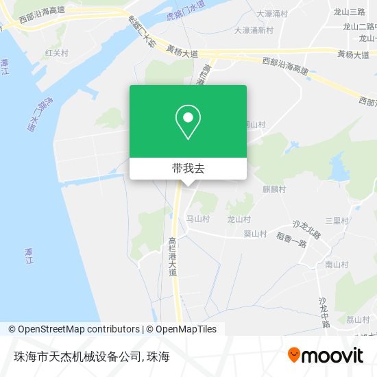 珠海市天杰机械设备公司地图