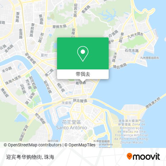 迎宾粤华购物街地图