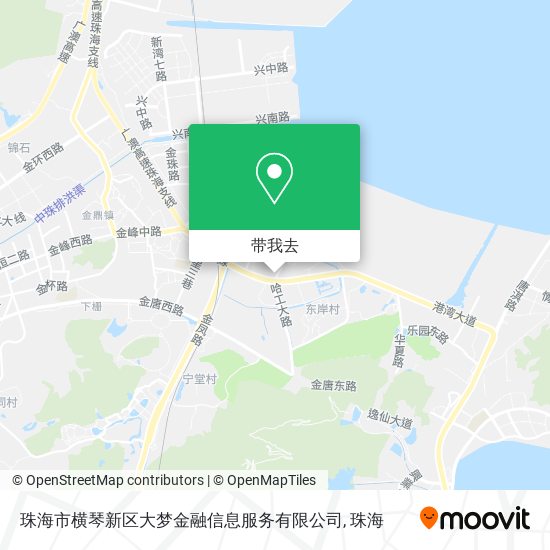 珠海市横琴新区大梦金融信息服务有限公司地图