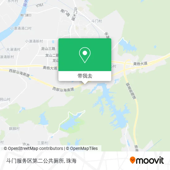 斗门服务区第二公共厕所地图