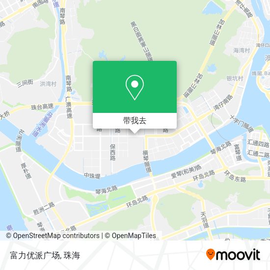 富力优派广场地图
