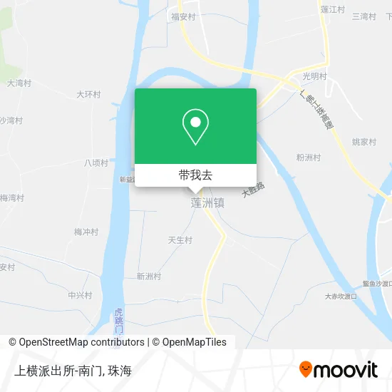 上横派出所-南门地图