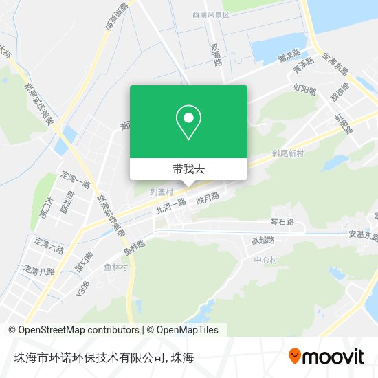 珠海市环诺环保技术有限公司地图