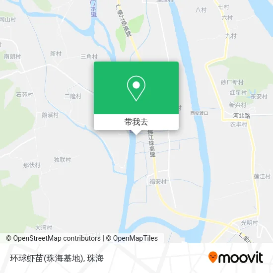 环球虾苗(珠海基地)地图