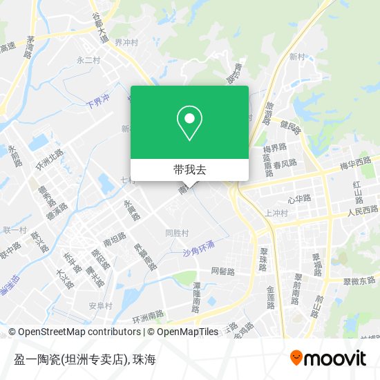 盈一陶瓷(坦洲专卖店)地图