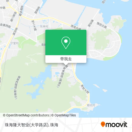 珠海隆大智业(大学路店)地图
