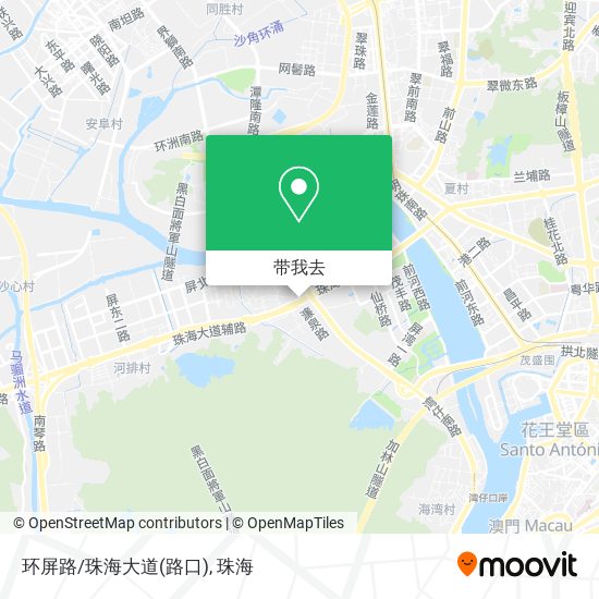 环屏路/珠海大道(路口)地图