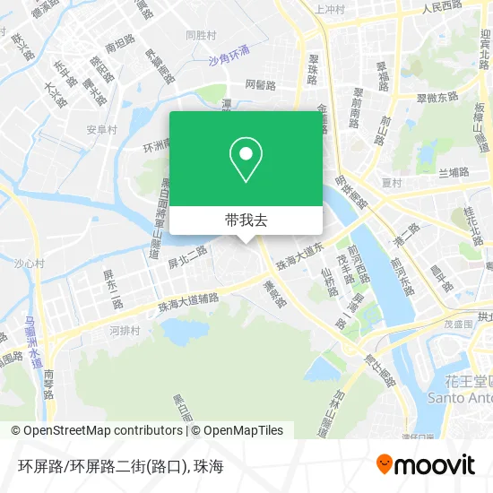 环屏路/环屏路二街(路口)地图